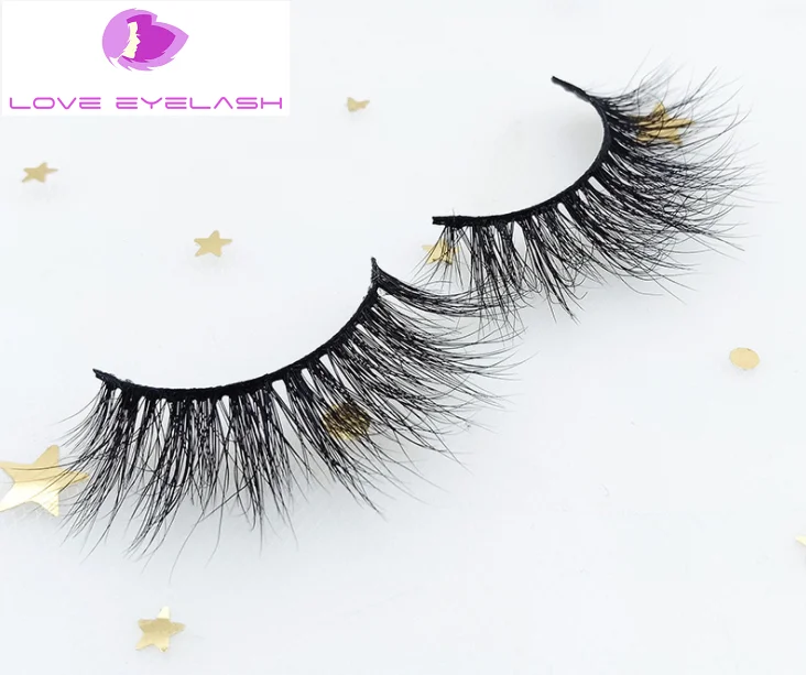 

Fashion Hot Sale in 2021 5D43-49 mink fur false eyelashes for parties and daily outings.28mm can be customized