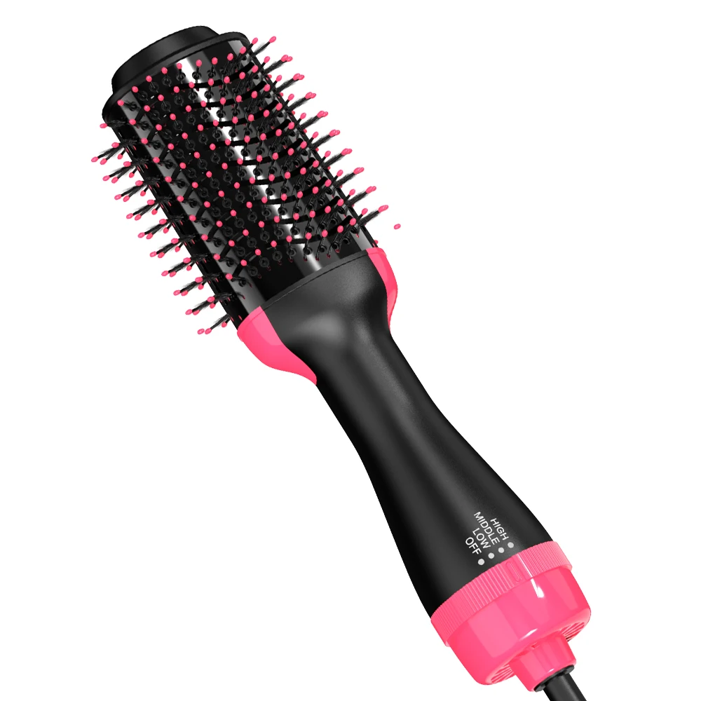 

High speed professional hair care and styling appliance 3 in 1 hot air brush blow dryer hair straightener, Custom