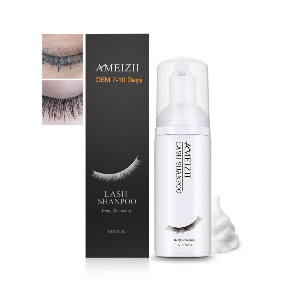 

Natural Lash Foam Shampoo Eyelash Extension Makeup Remover Mousse Eyelashes Cleanser Mousse Eye Lashes Gentle Cleaning Care Oil