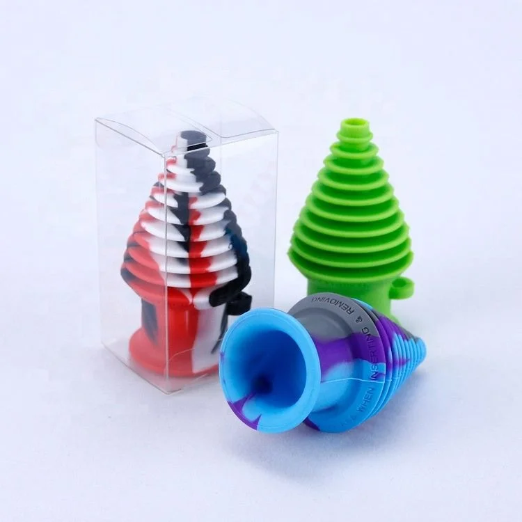 

New Arrival High Quality Silicone Glass Bowl Weed Tobacco Smoking Pipe jhcentury, Picture