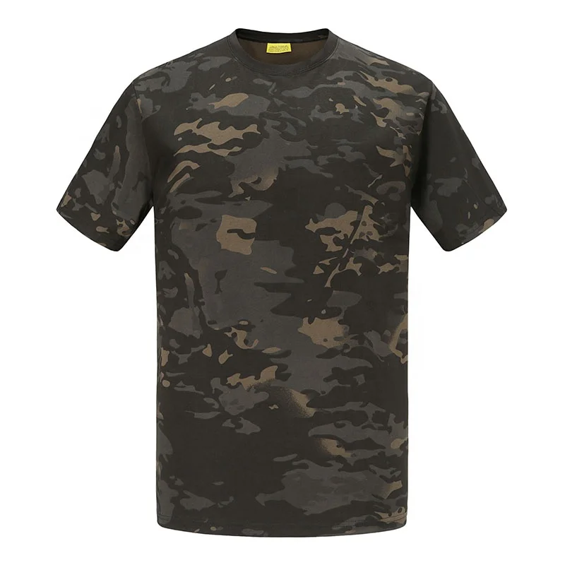 

YAKEDA new arrival tactical uniform pure cotton breathable camouflage T shirt for men