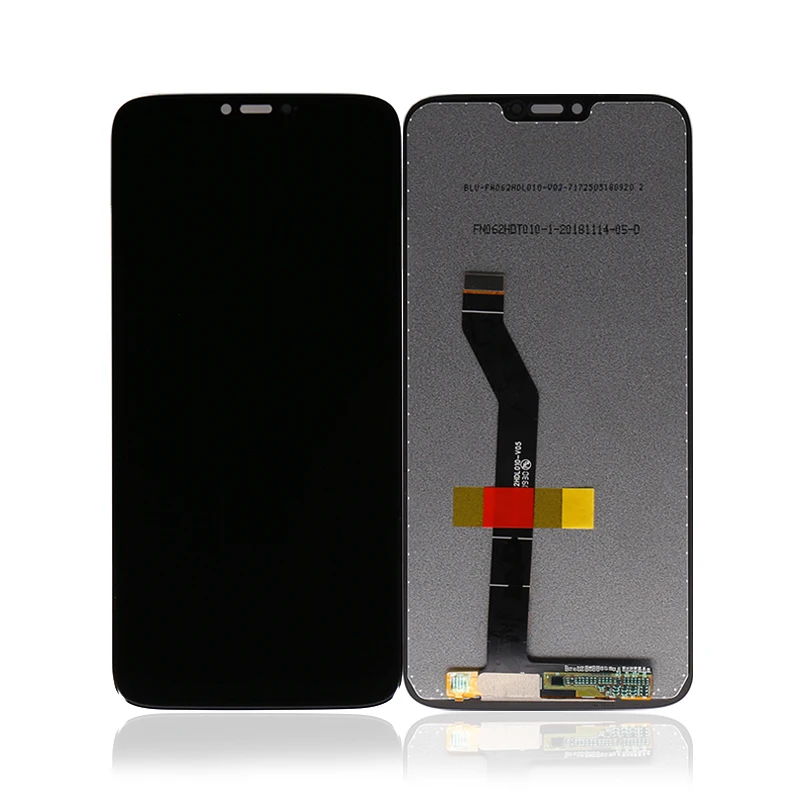 

For Motorola for Moto G7 Power LCD Display Touch Screen Digitizer Complete XT1955 G7 Power Replacement, Black