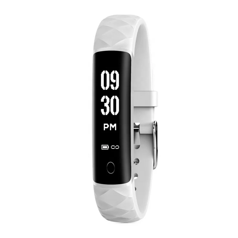 

IP68 waterproof sleep tracker blood oxygen OLED screen display sport fitness watch smart bracelet, Black/red/pink