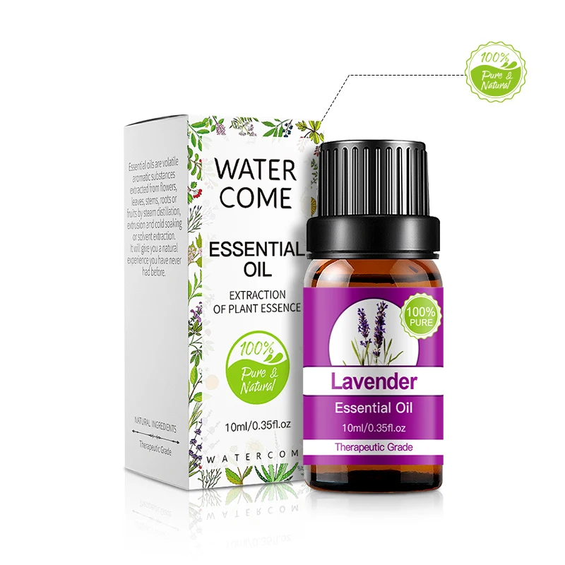

Wholesale Massage Aromatherapy Oil 10ml 100% Pure Organic Therapeutic grade Lavender Essential oils for Diffuser