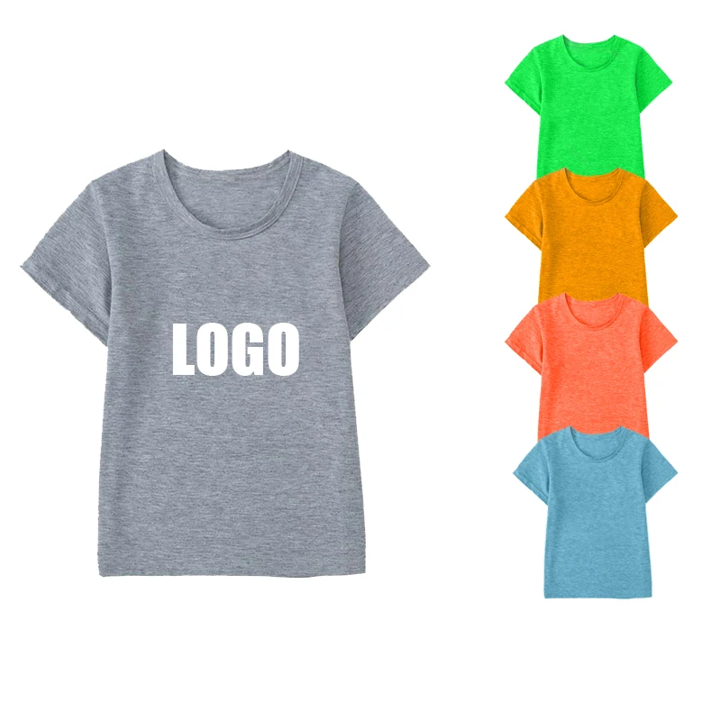 

2021 Summer Children's Short Sleeve T-Shirts Custom Printed Cotton T Shirt Boys Girls t shirt, Customized color