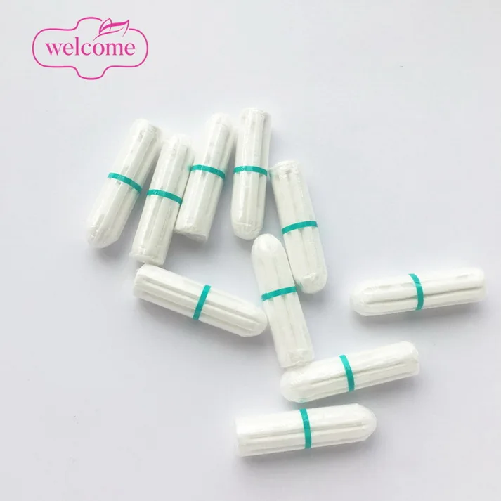 

Private Label GOTS Certified Organic Cotton Tampon Comfort Silk Touch Hygiene Organic Cotton Feminine Tampons