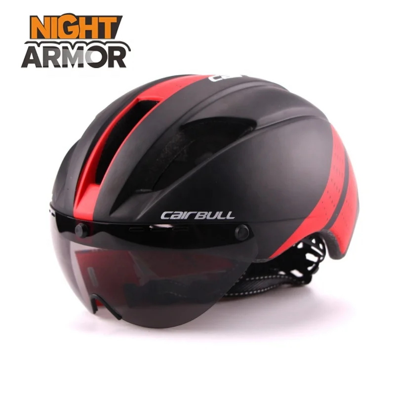 

Cycling brand helmet with goggles TT timing road bike mountain bike helmet