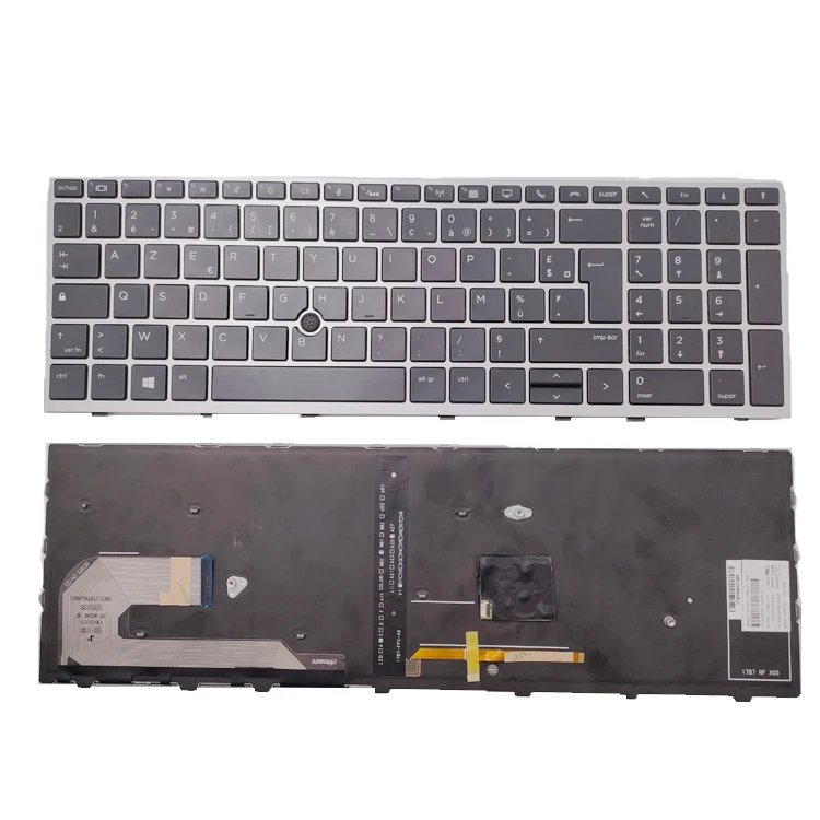 

notebook keyboard light for HP EliteBook 850 G5 755 G5 laptop FR French Backlit keyboard