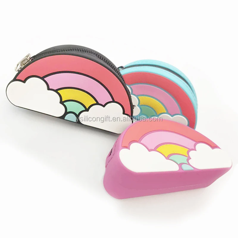

Wholesale cute cartoon animal shape monederos mini wallet hasp kids silicone coin purse