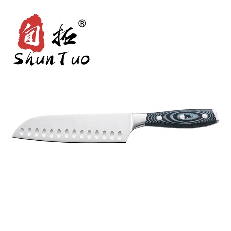 

super sharp Custom knives set 5Cr15 mov stainless steel Micarta handle kitchen knife 7 inch chef knife, Customized color