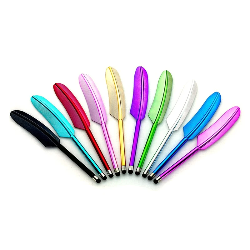 

Feather Universal Capacitive Stylus Touch Screen Pen For iPhone 5 Tablet PC Cell Phone Drop Shipping