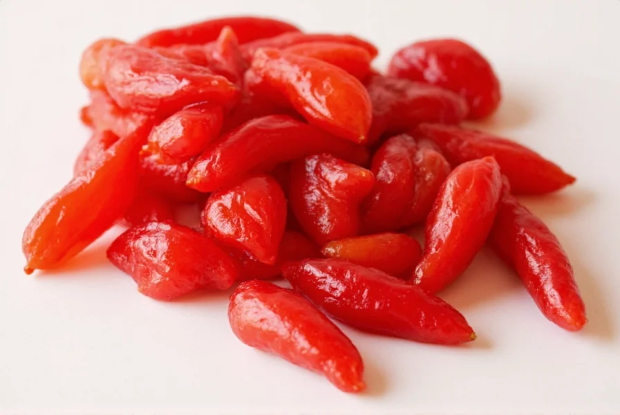 Comparison of red pickled ginger varieties showing natural gradient from pale pink to deep rose