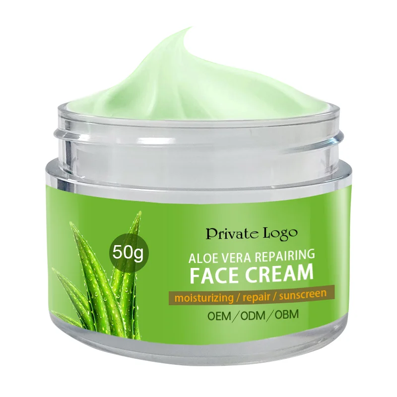 

Wholesale Natural Aloe Vera Repair Moisturizing Organic Pure Aloe Forever Soothing Aloe Face Cream for Sensitive Skin Gel