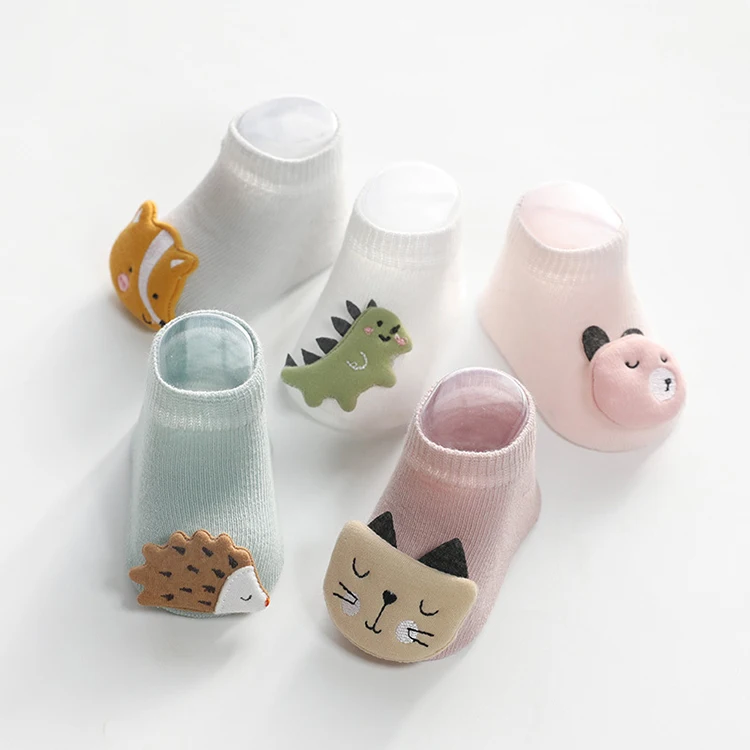 

Wholesale boys socks customized cotton cute floor baby socks, Colors