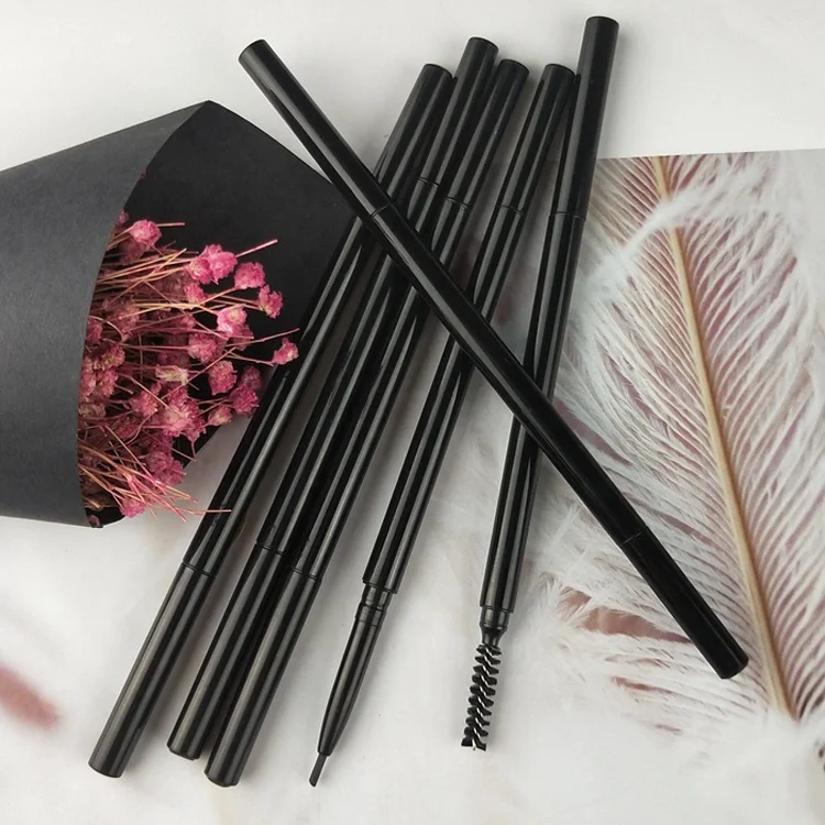 

Oem New 6 Colors Slim Eyebrow Pencil Private Label Eyebrow Pencils Custom Logo Eyebrow Pencil With Brush