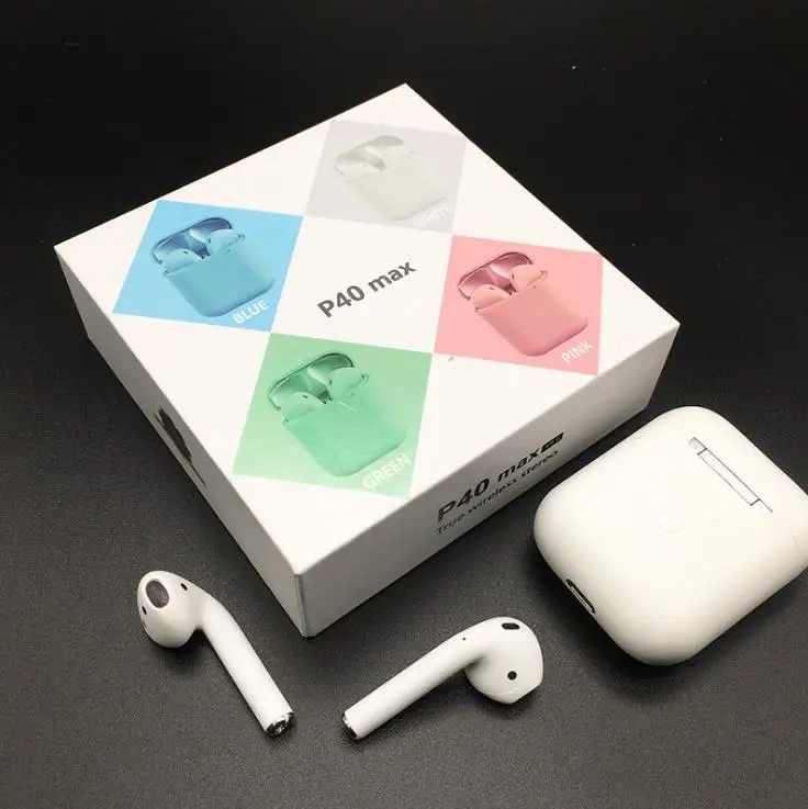 i12 TWS Blue tooth Earbuds Wireless Headphones Deep Bass Stereo Sound Earbuds with Mic Waterproof for iPhone Android Sports E - ANKUX.COM