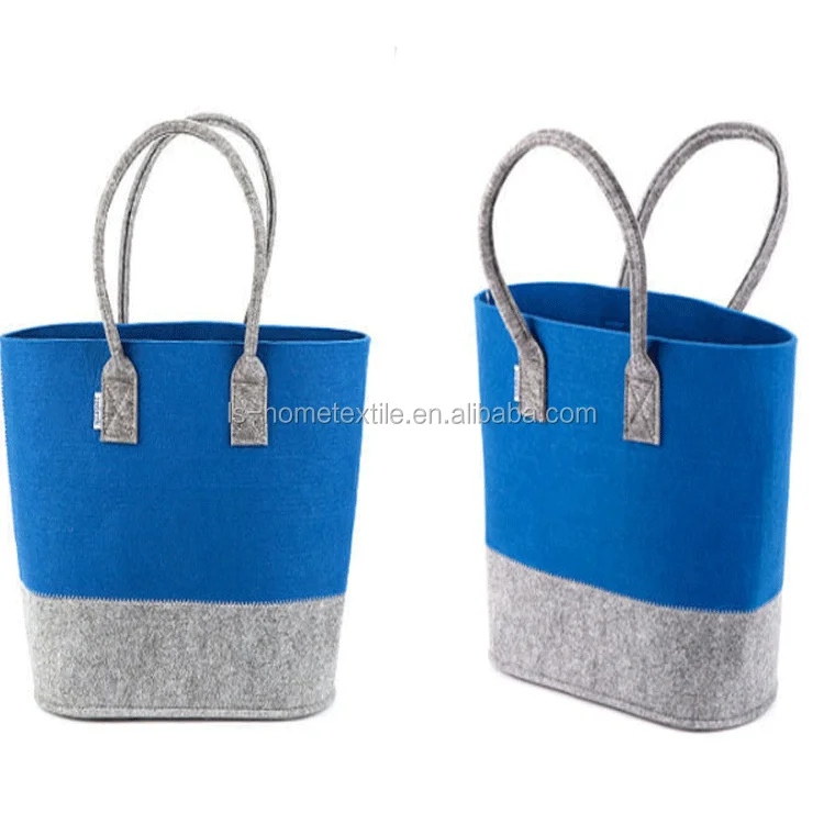 Custom 100 Ecofriendly Wool Felt Tote Bag,Felt Shopping Bag Buy