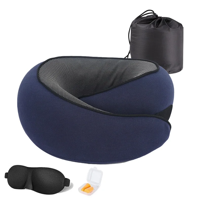 Quality Products Memory Foam Neck Pillow Relieve Neck Pain for Home Office Outdoor Travel Neck Pillow