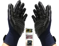 

Pet Grooming Gloves pet Cleaning Brush Comb Rubber Five Fingers Deshedding Pet Gloves For Dog Animals Bathing Supplies