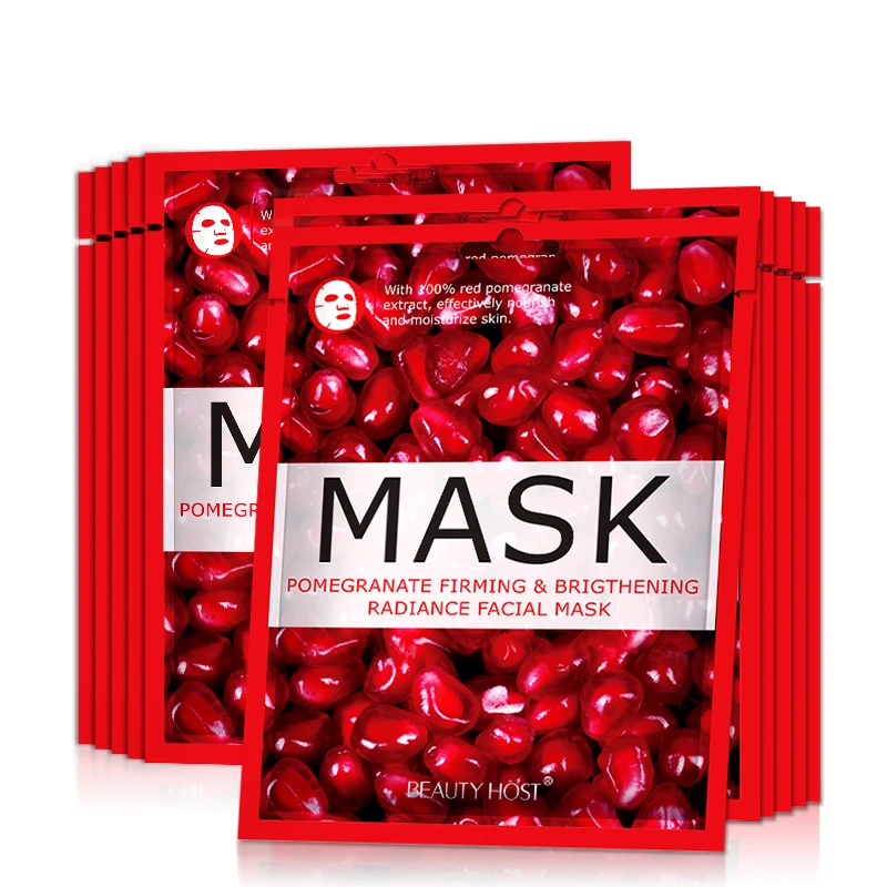 

Wholesale Facial Beauty Fruit Masks Korean OEM Brightening Plant Fruit Facial Mask