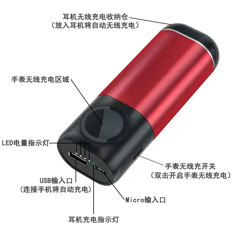 Factory Cheap QI 10W 3 in 1 Wireless Charger for watch phone earphone - ANKUX.COM