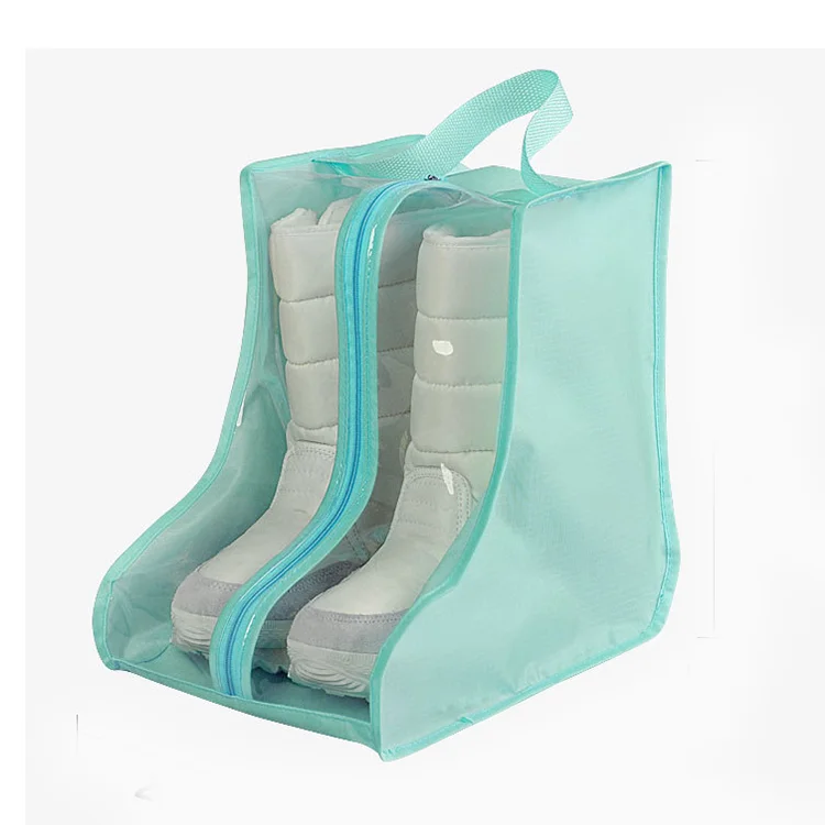 

sport western waterproof polyester dye sublimation travel shoe bag organizer clear pvc football ski boot bag, Black, blue, gray, red, customized