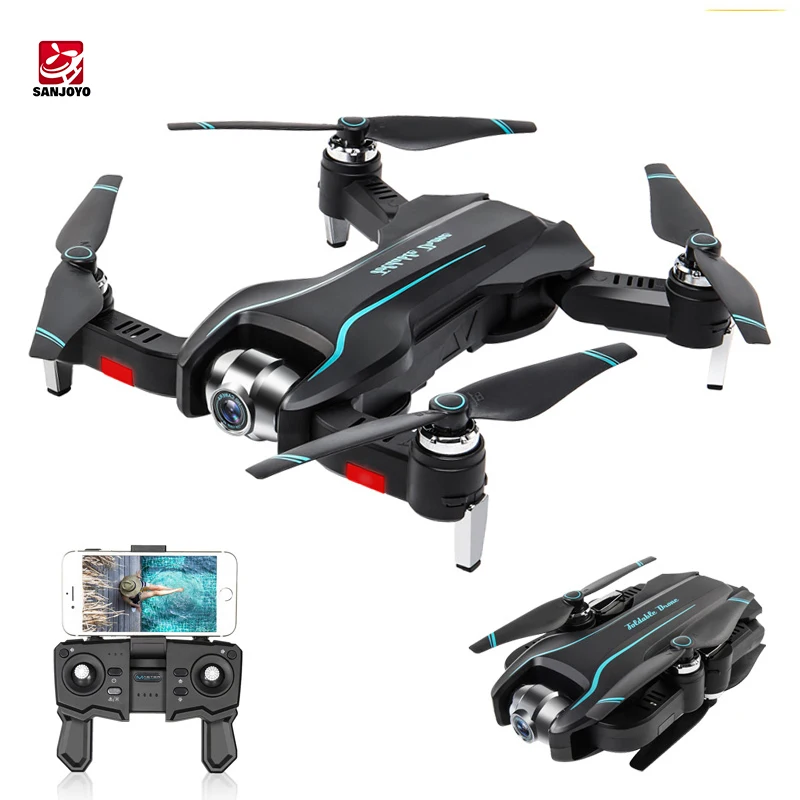

S17 Foldable Drone With 4K HD Wide Angle Optical Flow Dual Camera FPV Drone