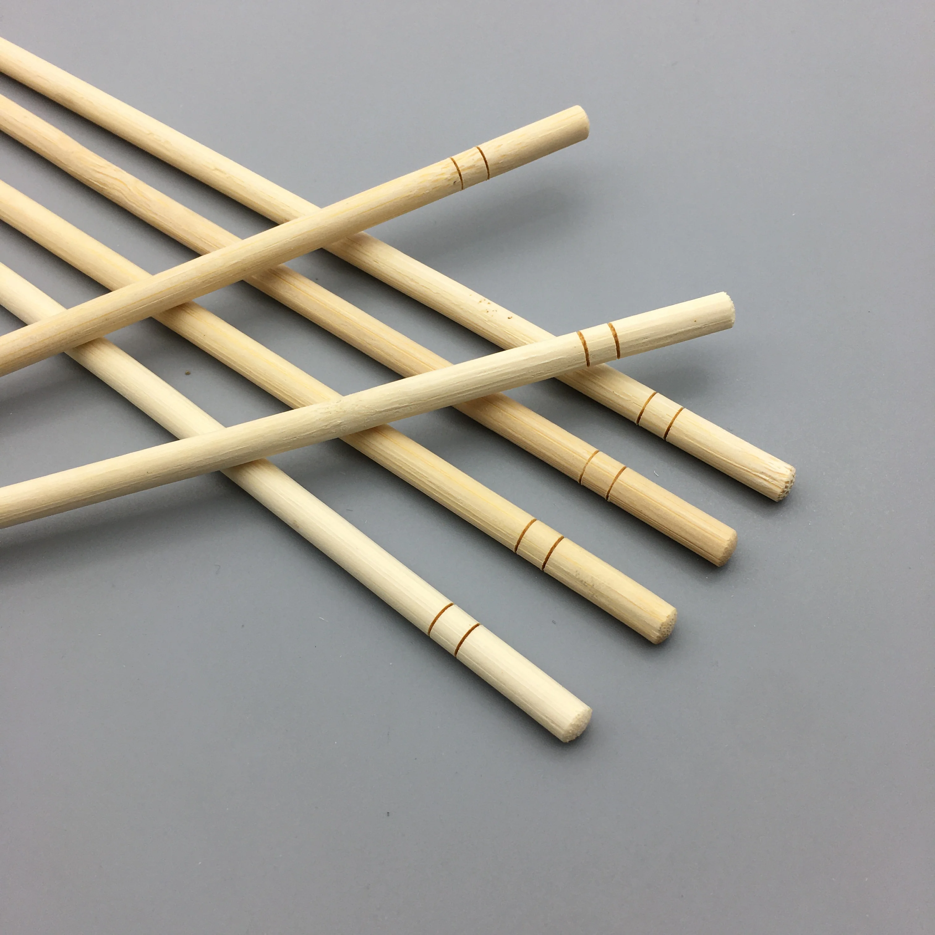 韩国天然一次性竹筷子散装圆形筷子