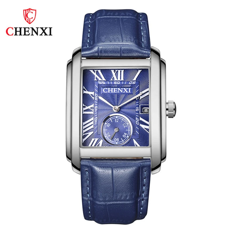 

CHENXI Watch Men Leather Quartz Sports Fashion Relogio Masculino Water Resistant Luxury Date Clock Men's Wrist Watches Big Brand