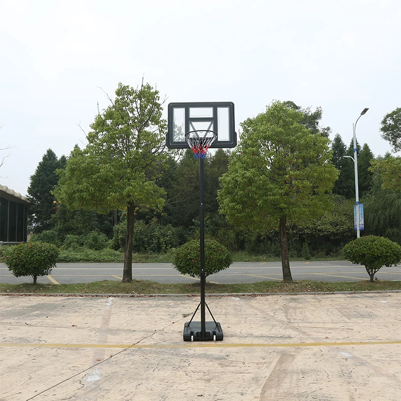 

M.Dunk Portable Plastic Water Base Basketball Stand Indoor Outdoor Basketball Hoop System Set with Professional Basketball Ring