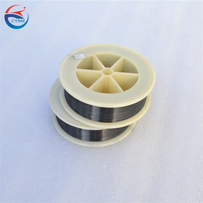 
50 micron Spiral tungsten filaments used in halogen lamps 