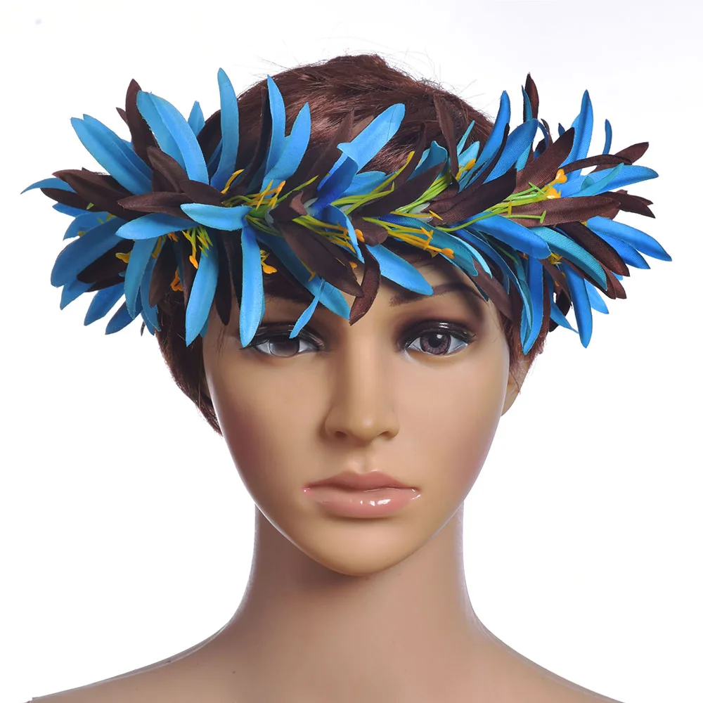 

Factory Supplier HL0004B-16 5 Colors 50 CM Artificial Velvet Spider Lily Headband Tropical Flower Hawaii Decoration Accessories, Multi-color