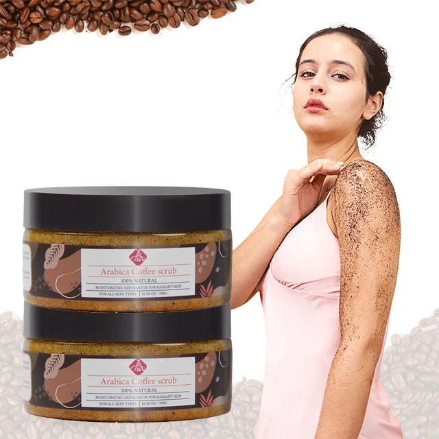 

Ah Hot Sale Moisture Coffee Body Scrub Sponge Lip Scrub Tool for Women