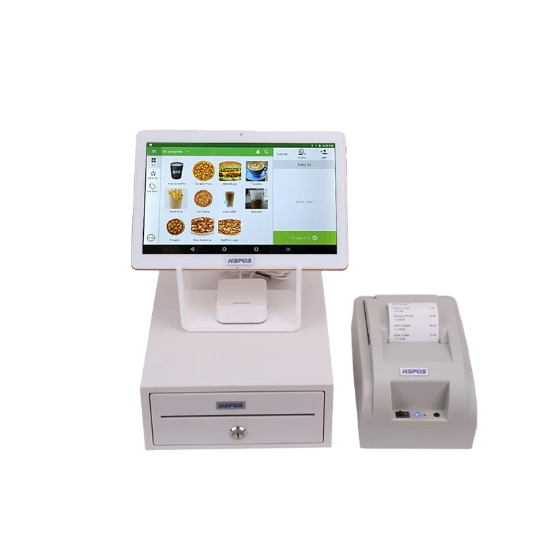 

10 Inch POS System Cash Register Pos Machine Android with Software for Retail Restaurant