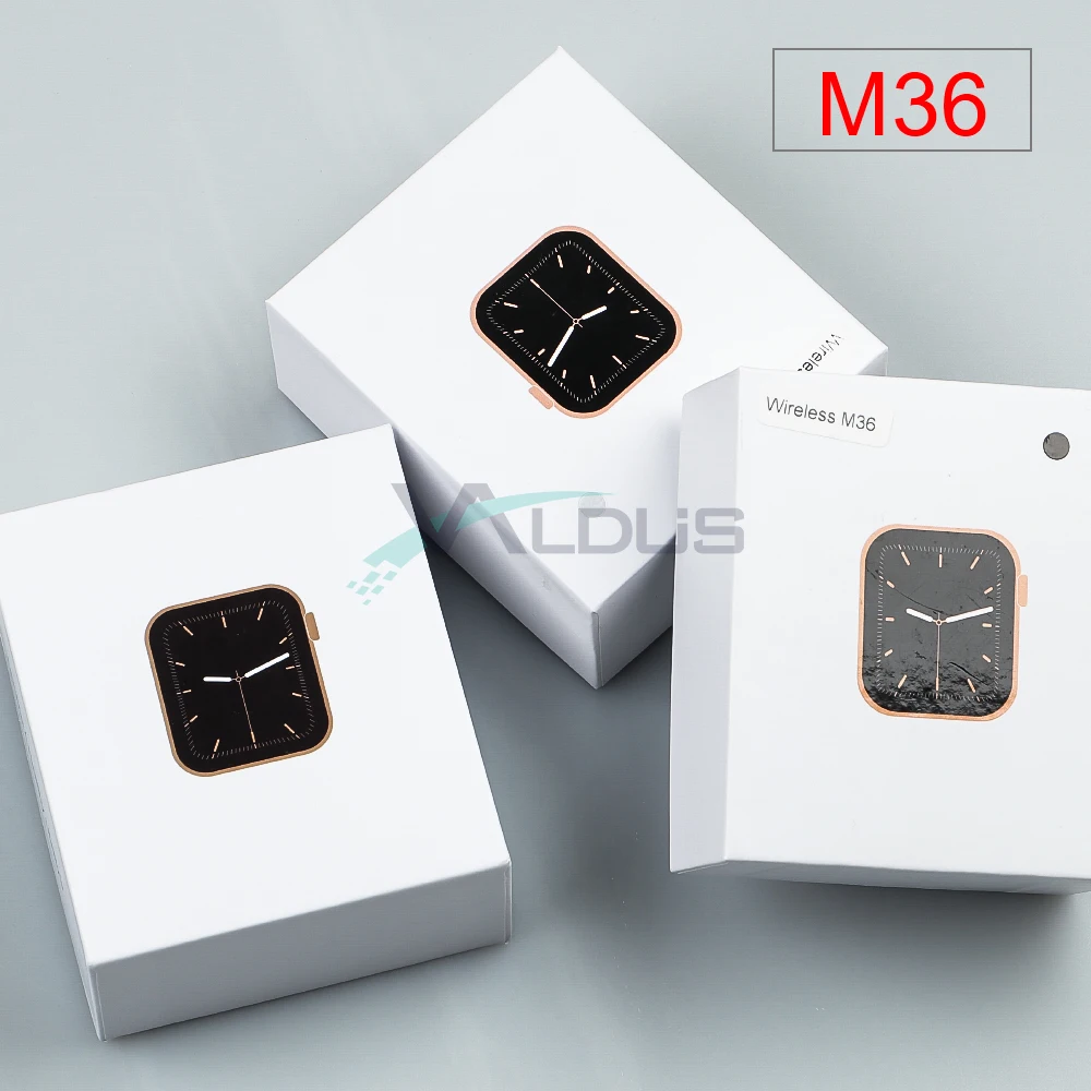 

2021 Custom logo smart watch reloj inteligente montre inteligente relogio smart watch series iwo band 6 m36