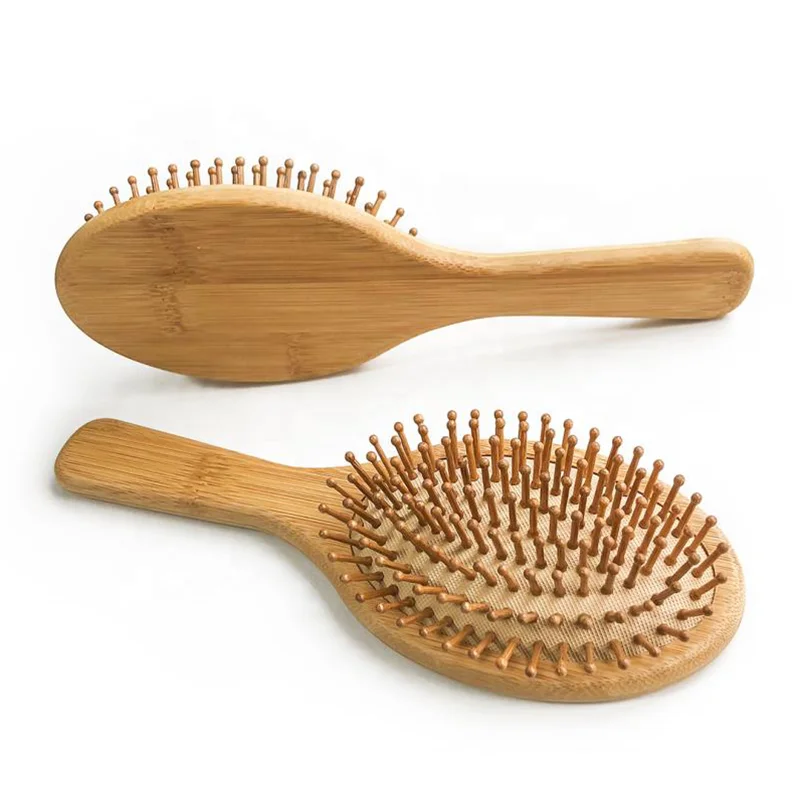 

Professional Private label Bamboo Scalp Massage Air Cushion Hair Brush