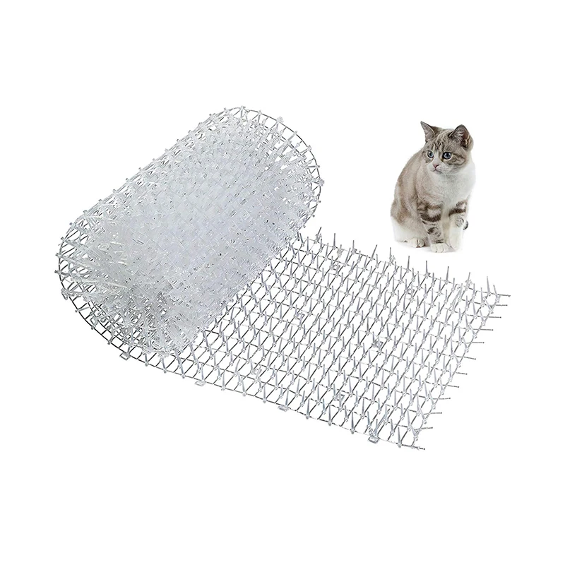 

Plastic garden scat mat fence anti bird spike anti-cat strips for cats eco-friendly