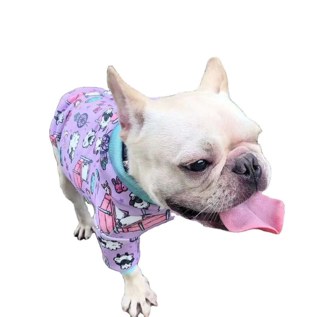

2021 spring and summer new bottoming shirt dog clothes casual pet dog sweater cute dog clothes, Multiple