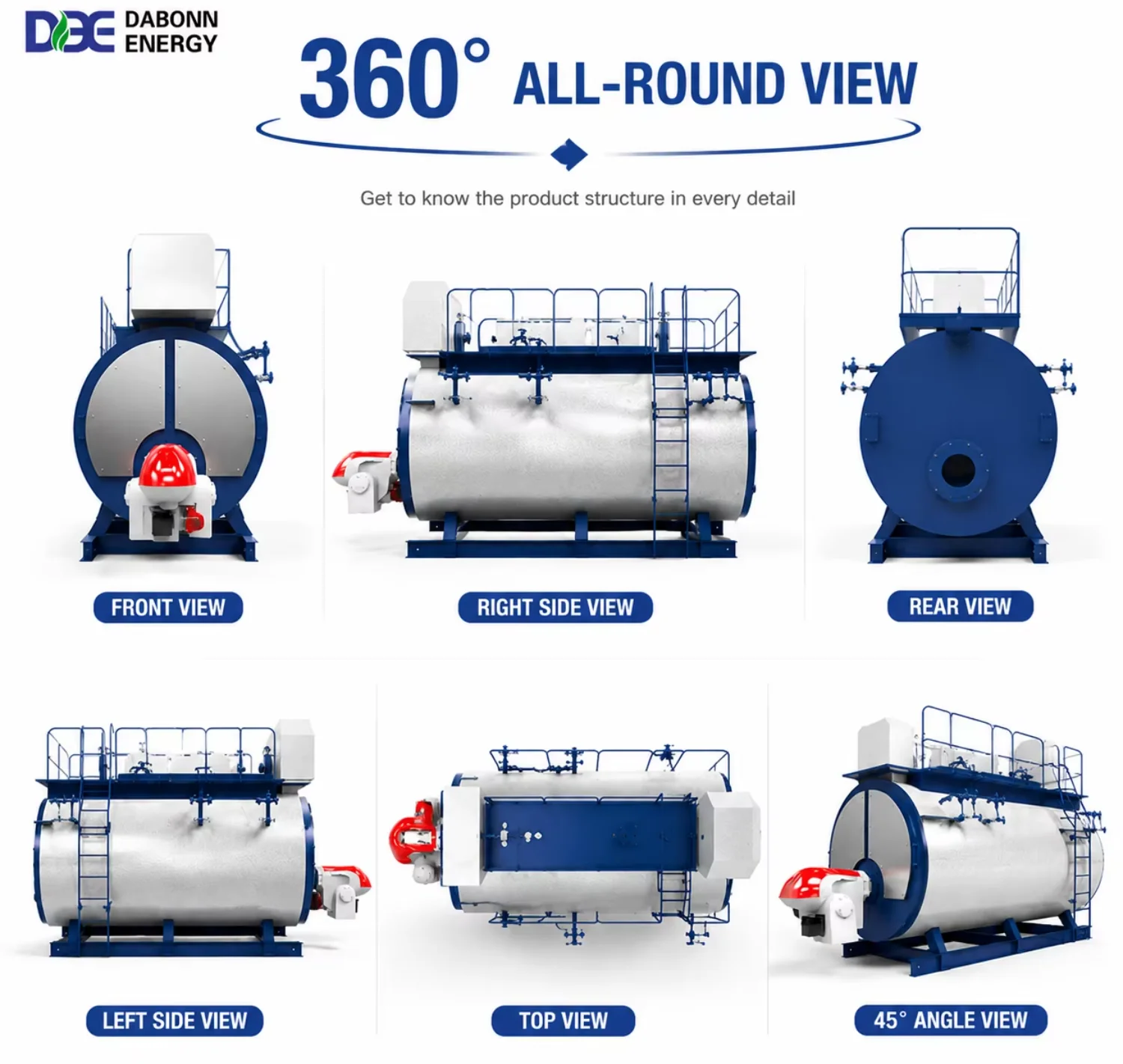 Steam Boiler, LPG, 1000kg, 5000kg - detail 6