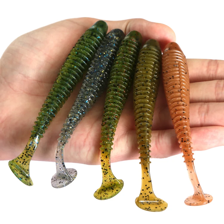 

Newbility wholesale 12cm 8.5g 3D eyes paddle tail swim baits fishing lure, Vavious colors soft baits