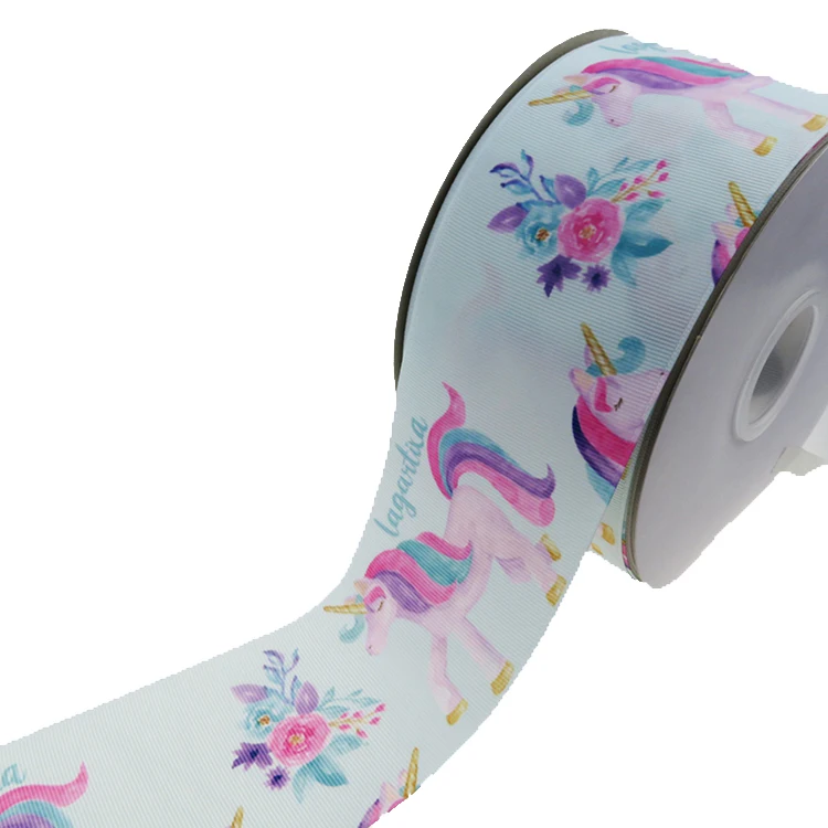 

3 inch heat transfer Grosgrain Ribbon for DIY hair accessories, Customized color