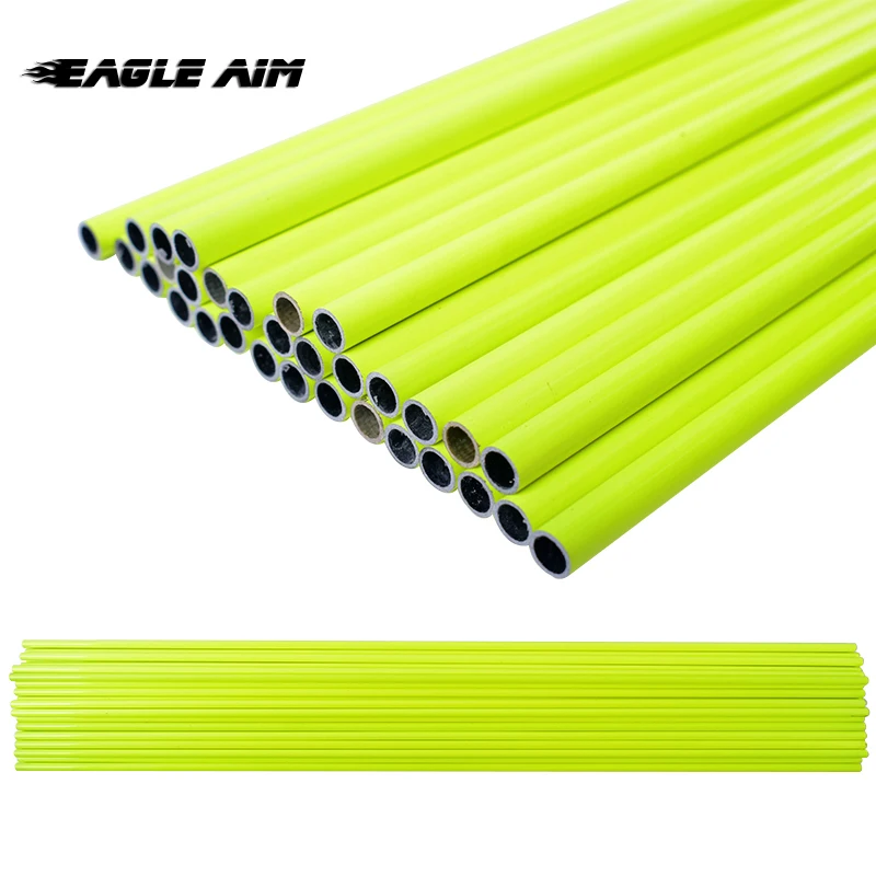 

12Pcs Hunting Archery 30 "OD7.8mm Yellow Carbon Arrow Shafts Replaceable Arrow Target for Longbow Recurve Bow Shooting