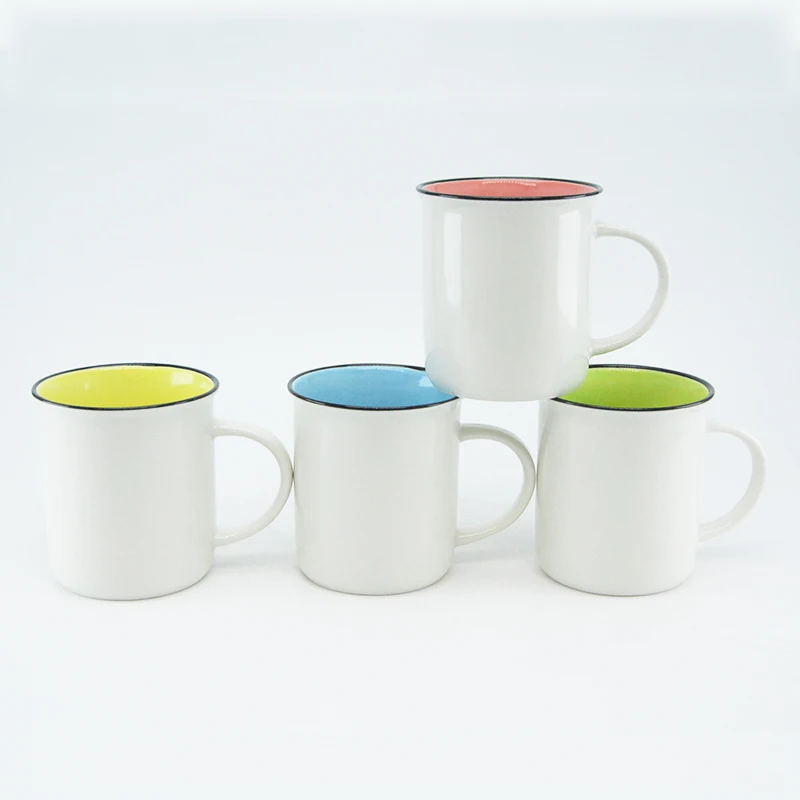 
China manufactures eco ware custom logo porcelain mug custom blank wholesale 11 oz ceramic white mug 