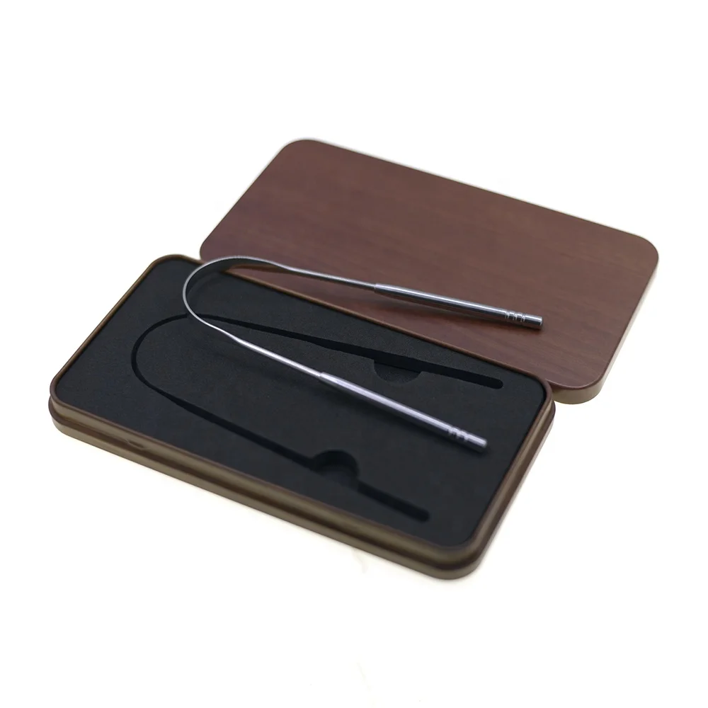 

Stainless Steel Tongue Cleaner scraper for oral care