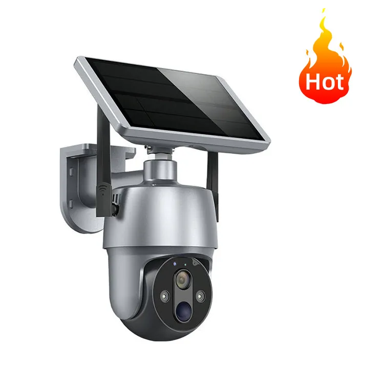 

outdoor security system ptz intelligent solar energy alert ptz camera