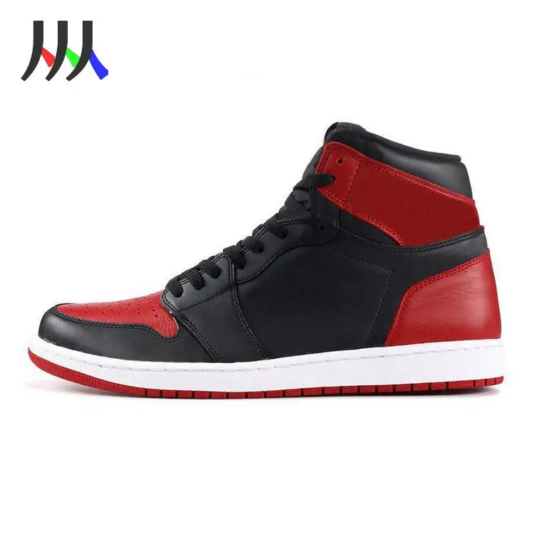 

2020 top quality brand AJ 1 bred basketball shoes 1:1 for men