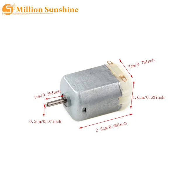 
electronic 130 DC drive motor 3V-6V miniature small DIY toy DC motor 