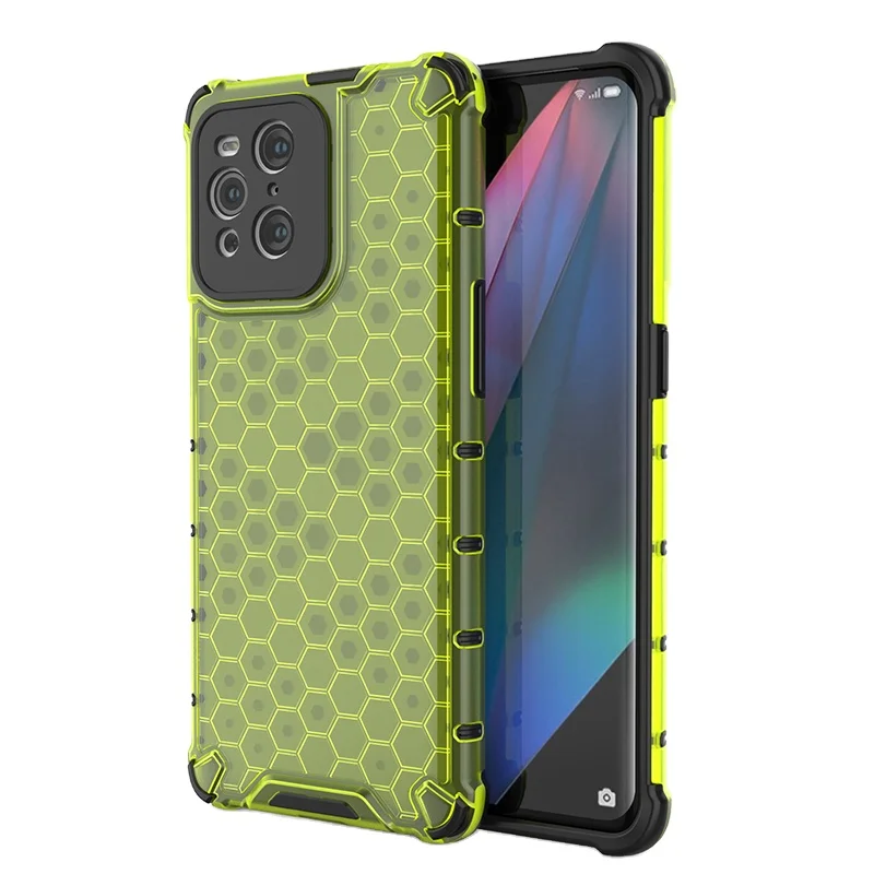 

Anti-fall Airbag Design Case cover Full Protector Soft Rubber Sublimation Phone Case For OPPO FIND X3