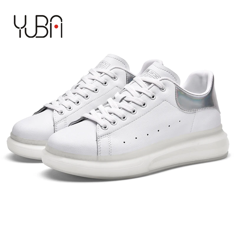 

2021 Hot wholesale high quality low cut men and women sneakernew couple small white shoes thick-soled sneakers casual