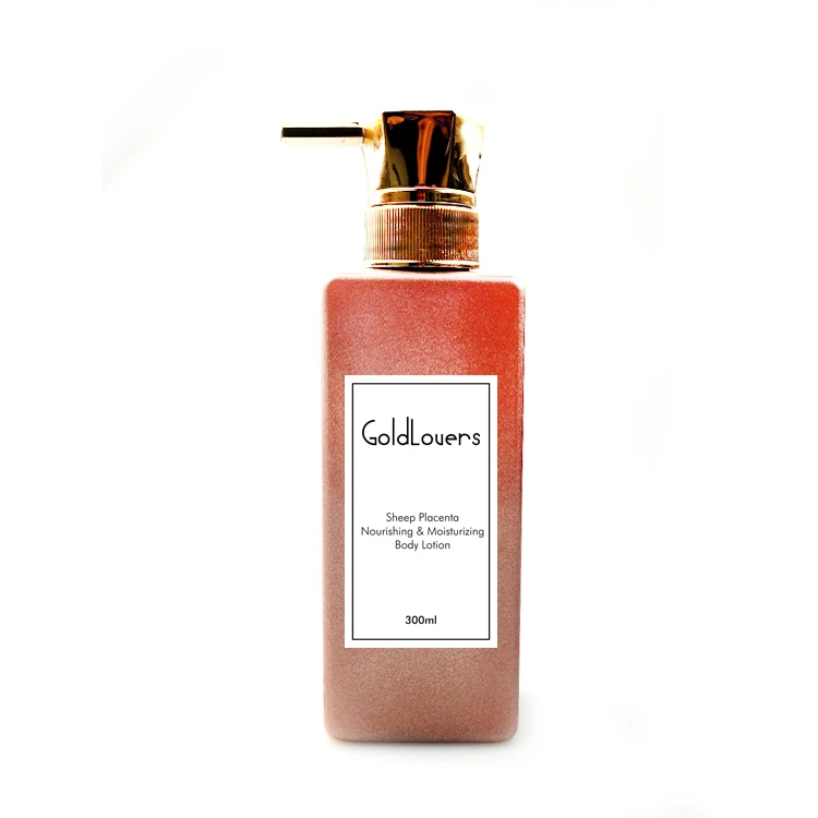 

Private label sheep placenta moisturizing and nourishing body lotion, Pink